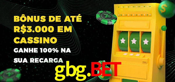 gbg.bet melhor bônus de depósito